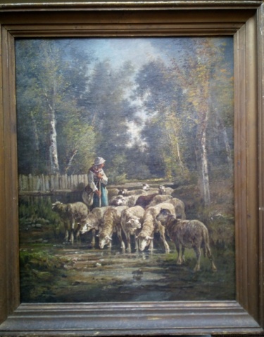 Nesignováno - pasáček ovcí